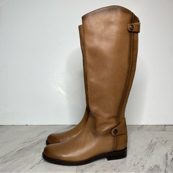 Sam Edelman Mikala Brown Leather Riding Boot 6 1/2 M - Picture 14 of 14